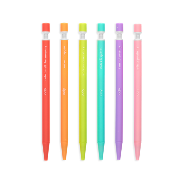 Noted! Graphite Mechanical Pencils - Set of 6