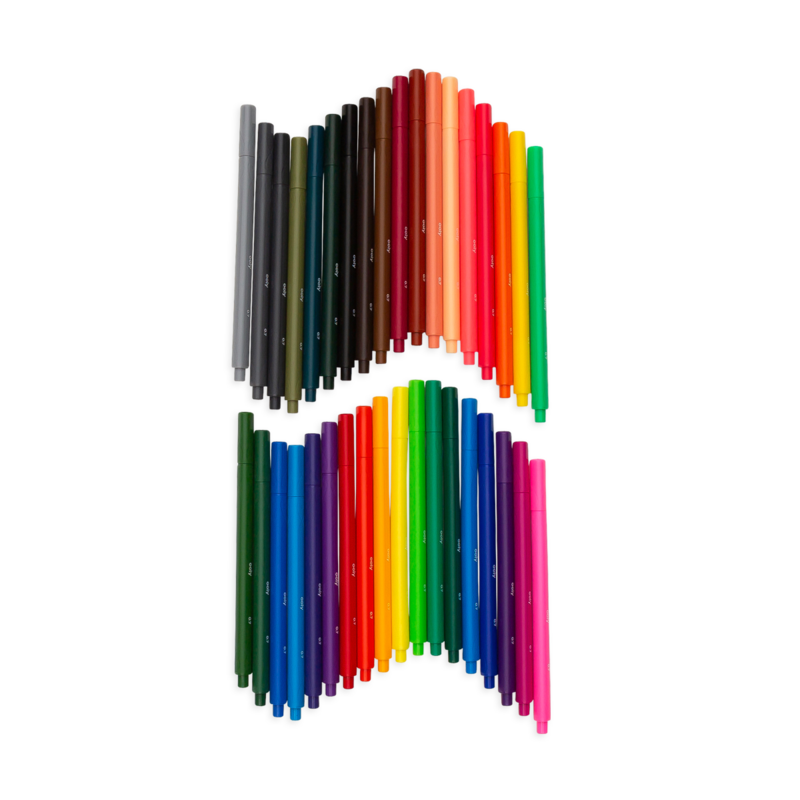 Seriously Fine Felt Tip Markers - Set of 36