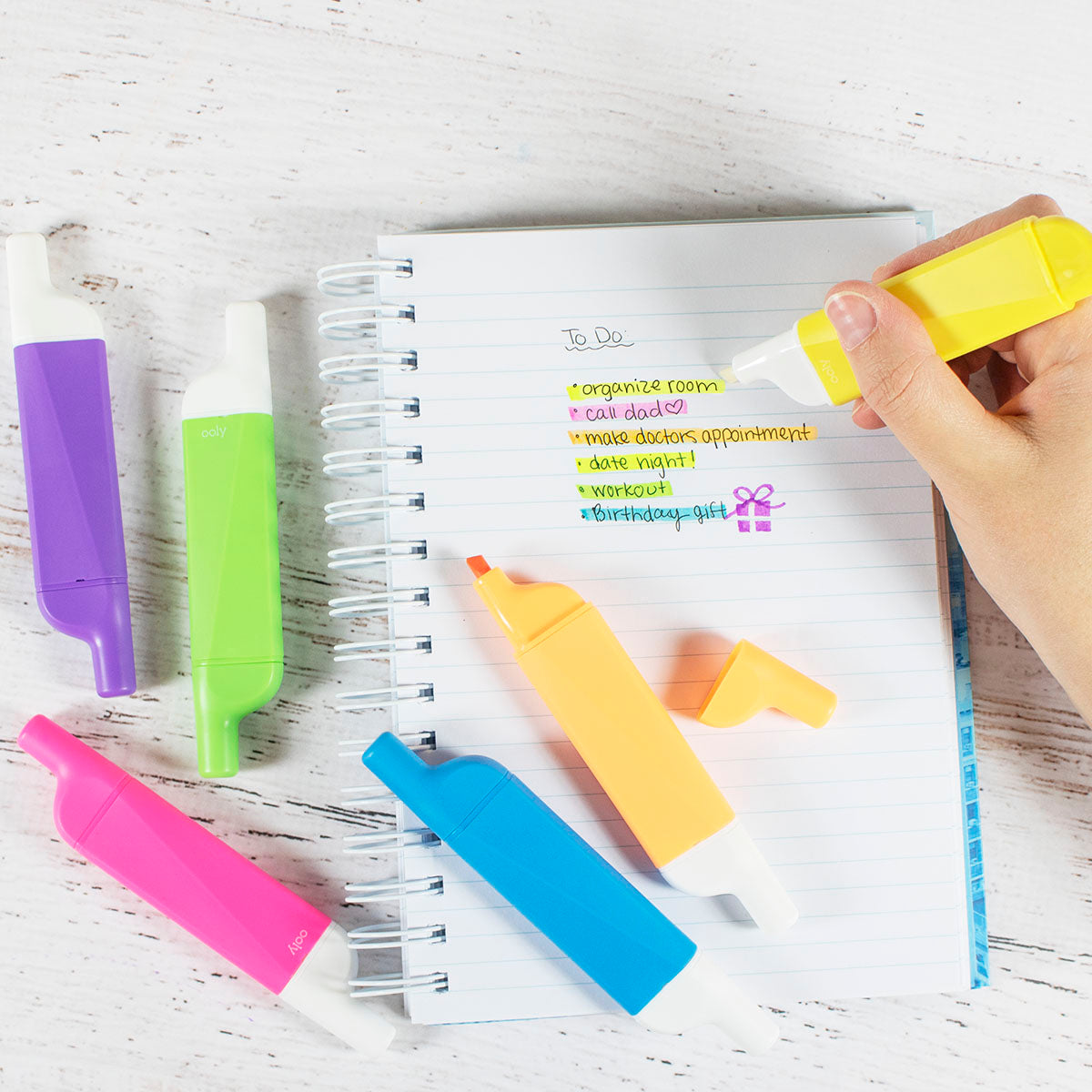 Do-Overs Erasable Highlighters (Set of 6)