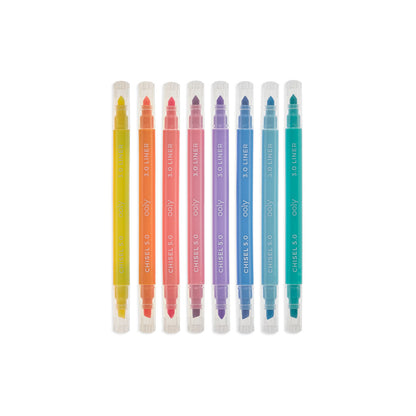 Pastel Liners Double-Ended Markers (Set of 8)