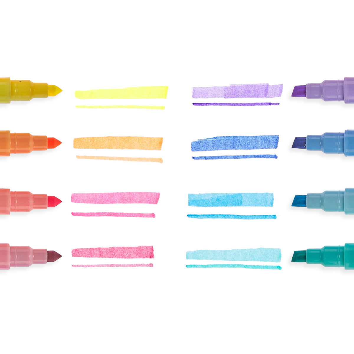 Pastel Liners Double Ended Markers - Set of 8