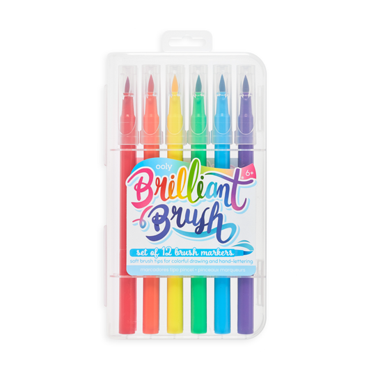 Brilliant Brush Markers - Set of 12