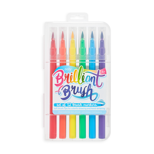 Brilliant Brush Markers - Set of 12