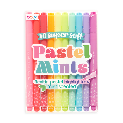 Pastel Mints Scented Highlighters - Set of 10
