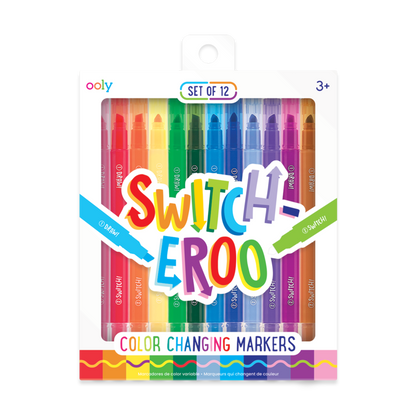 Switcheroo Color Changing Markers - Set of 12
