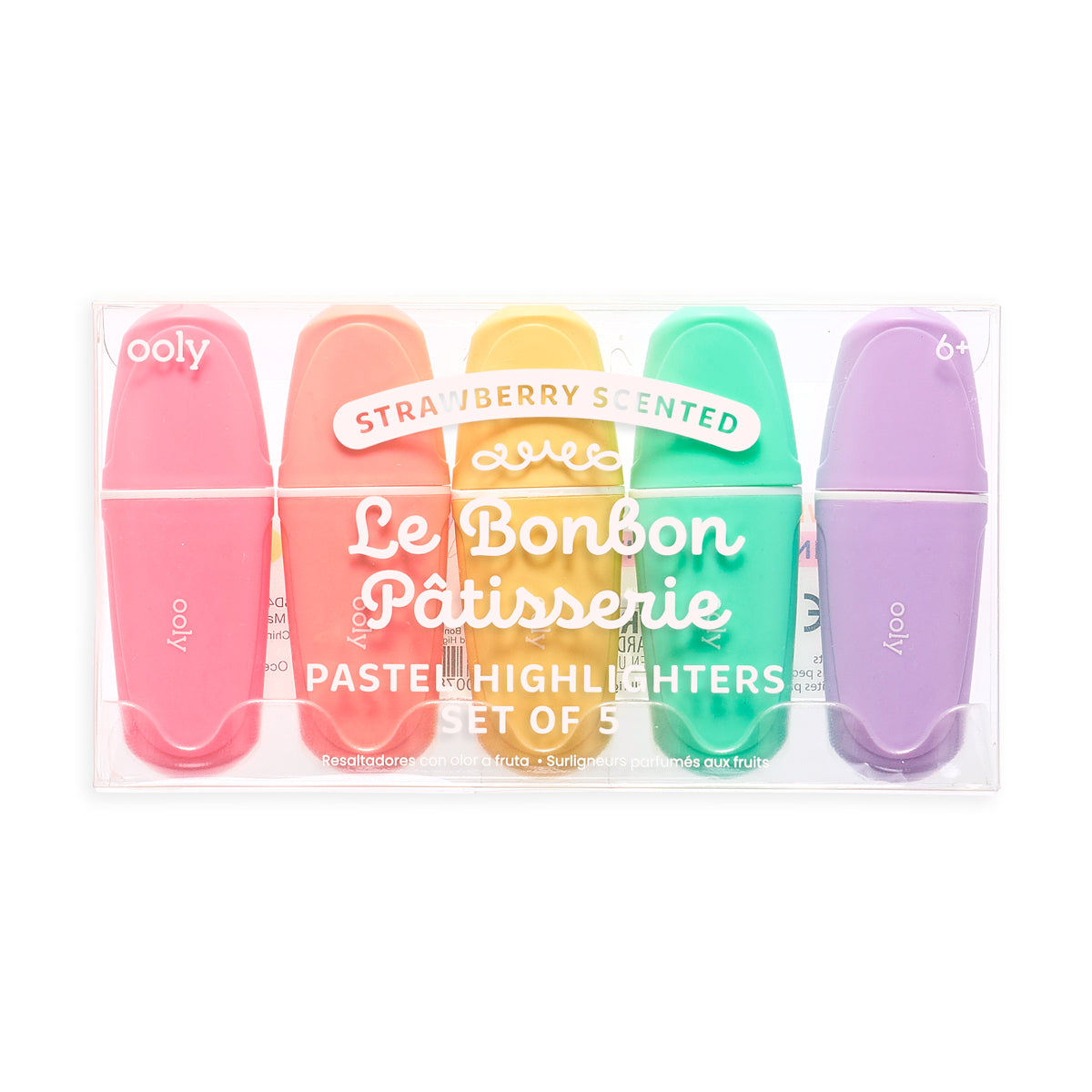 Le BonBon Patisserie Scented Pastel Highlighters - Set of 5