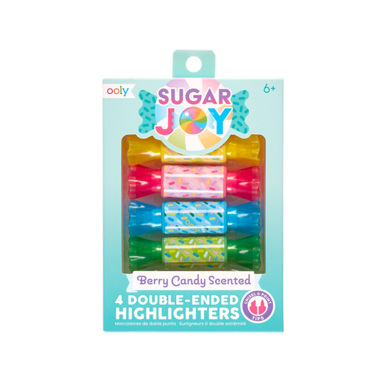 Sugar Joy Double Ended Scented Highlighters - Set of 4