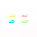 Sugar Joy Double Ended Scented Highlighters - Set of 4