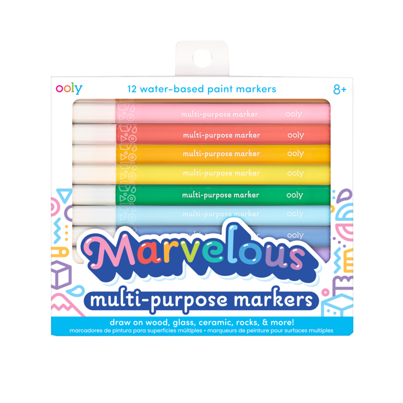 Marvelous Multi Purpose Paint Marker - Set of 12