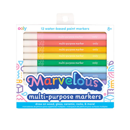 Marvelous Multi Purpose Paint Marker - Set of 12