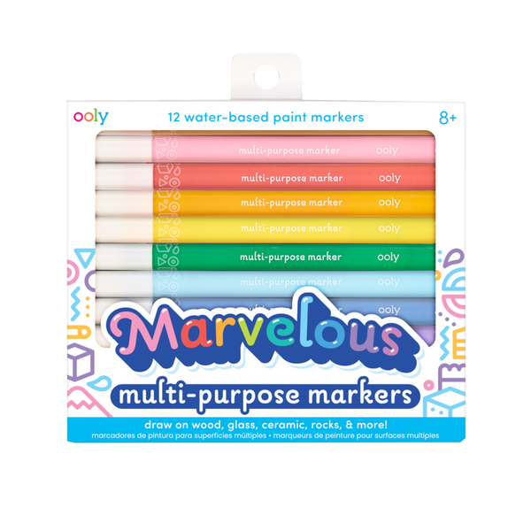 Marvelous Mutli Purpose Paint Marker - Set of 12