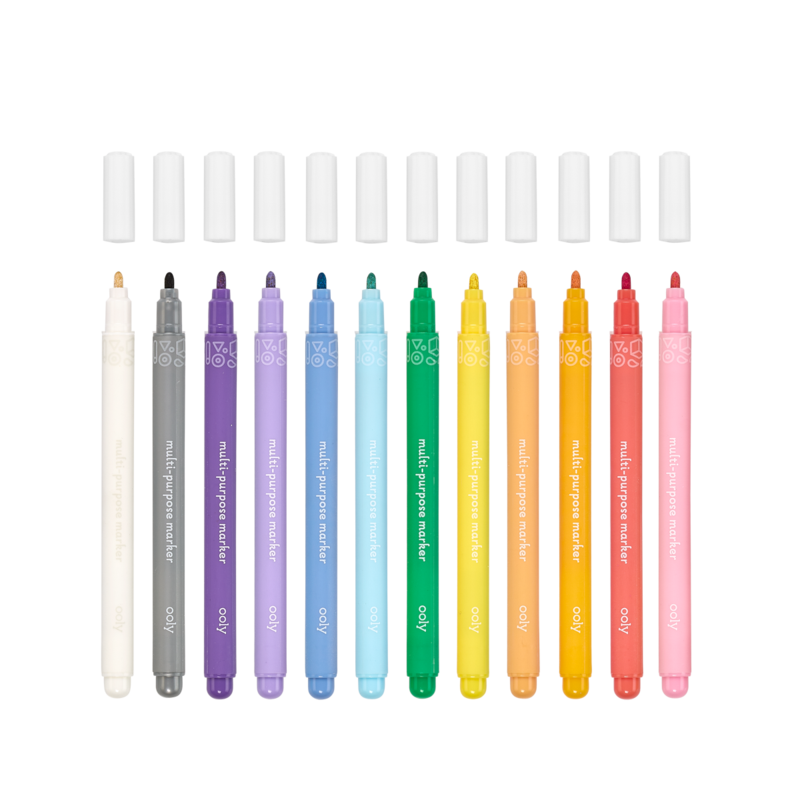 Marvelous Mutli Purpose Paint Marker - Set of 12