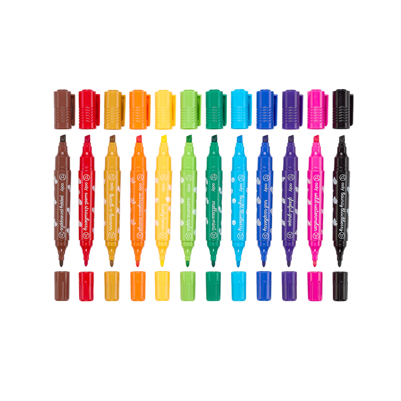 Yummy Yummy Scented Markers - Set of 12