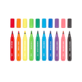 Big Bright Brush Markers - Set of 10