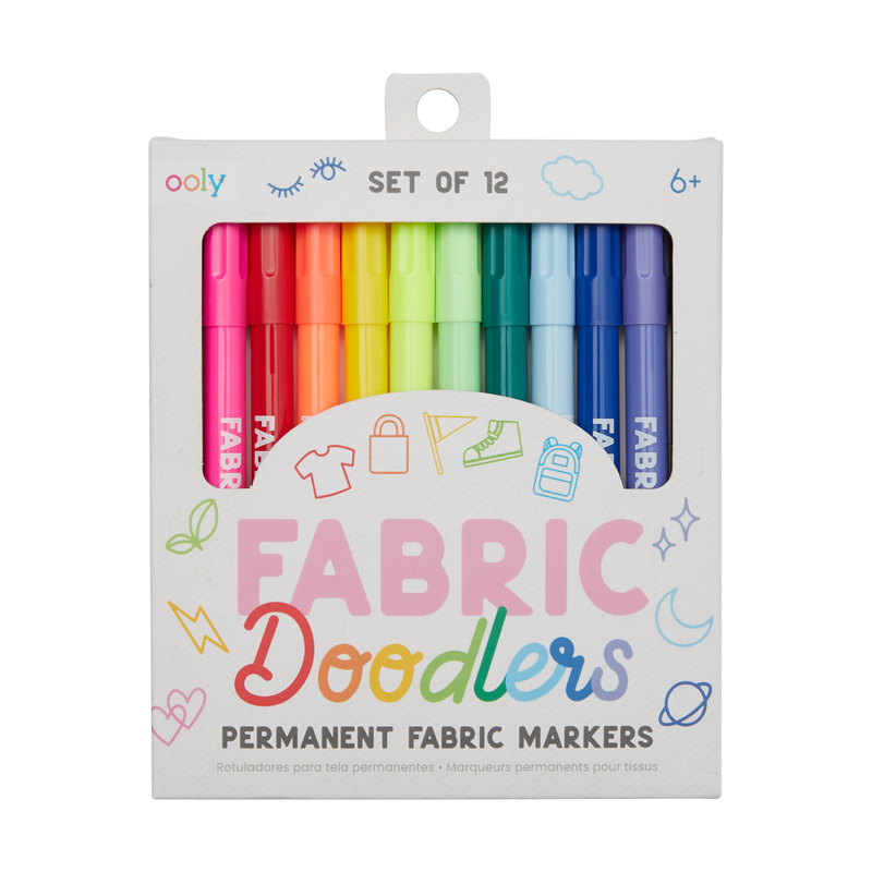 Fabric Doodle Markers - Set of 12