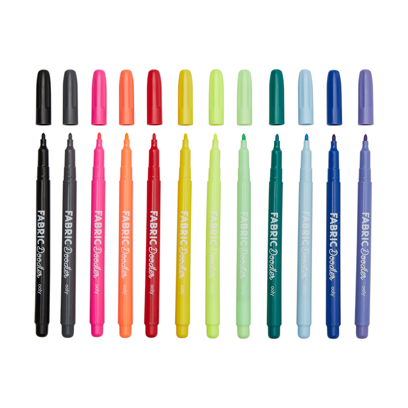 Fabric Doodle Markers - Set of 12