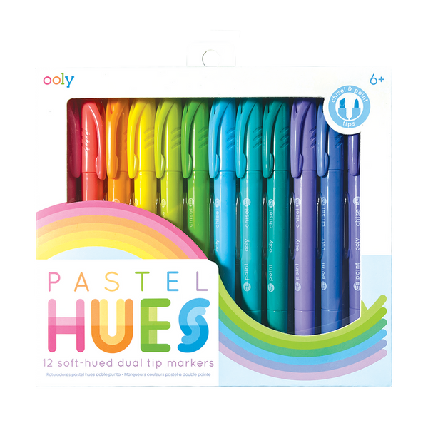 Pastel Hues Markers- Set of 12