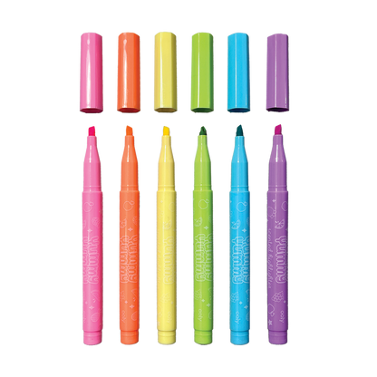 Yummy Yummy Scented Highlighters - Set of 6