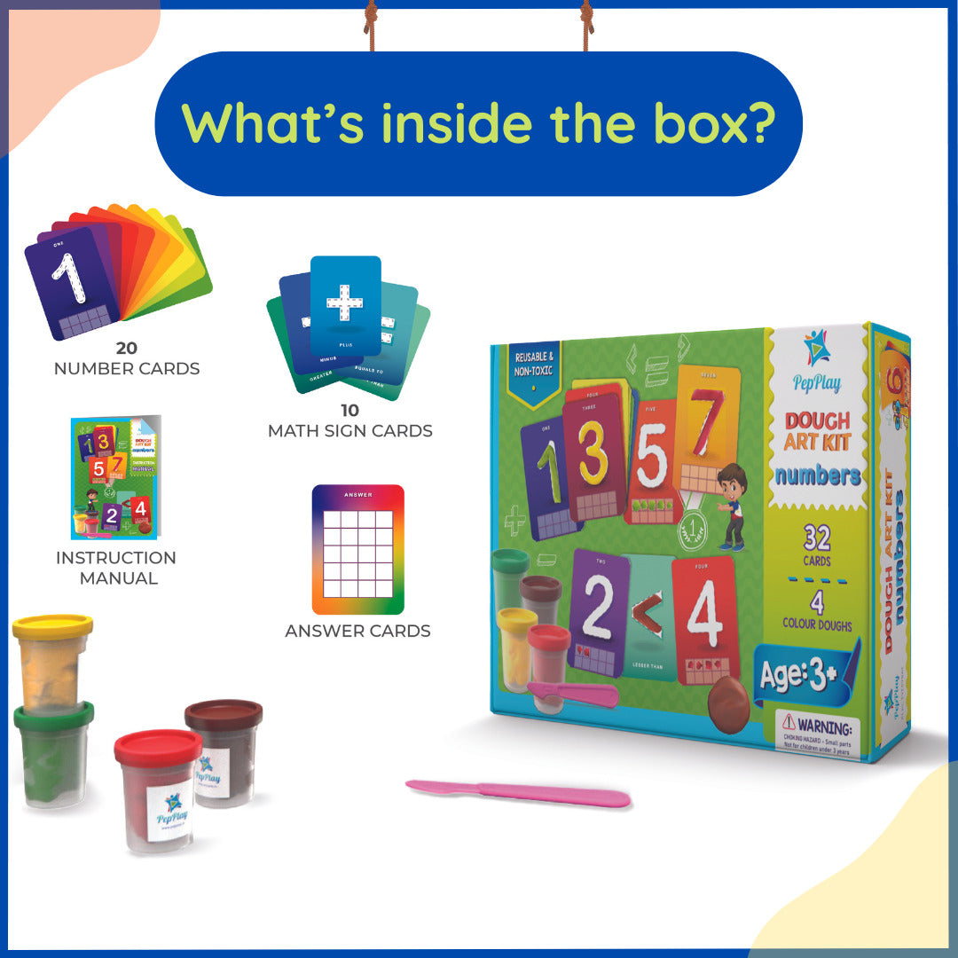 PepPlay Dough Art Kit - Numbers