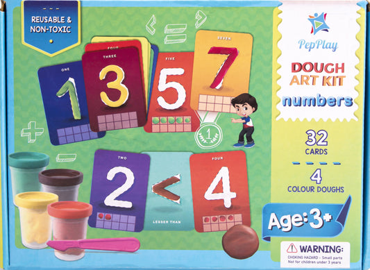 PepPlay Dough Art Kit - Numbers