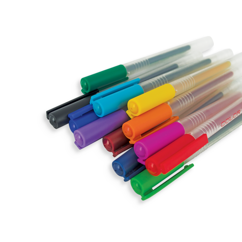 Color Luxe Colored Gel Pens - Set of 12