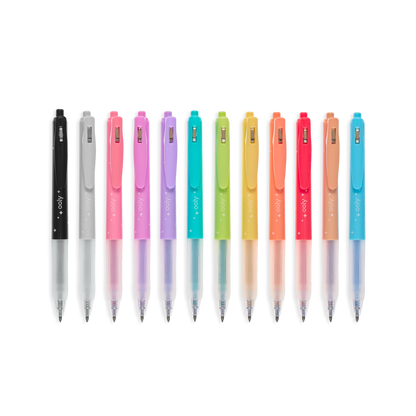 Oh My Glitter! Retractable Gel Pens - Set of 12