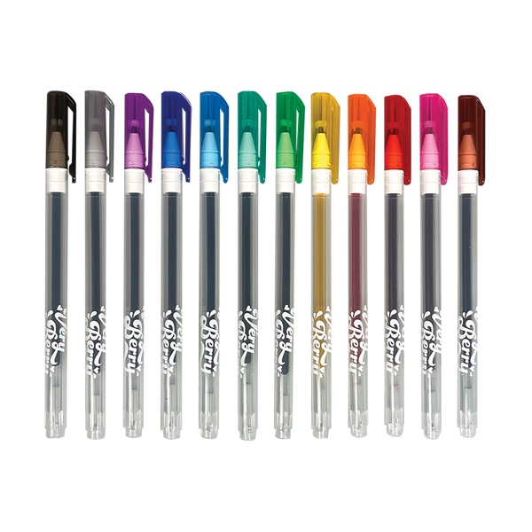 Very Berry Scented Gel Pens - Set of 12
