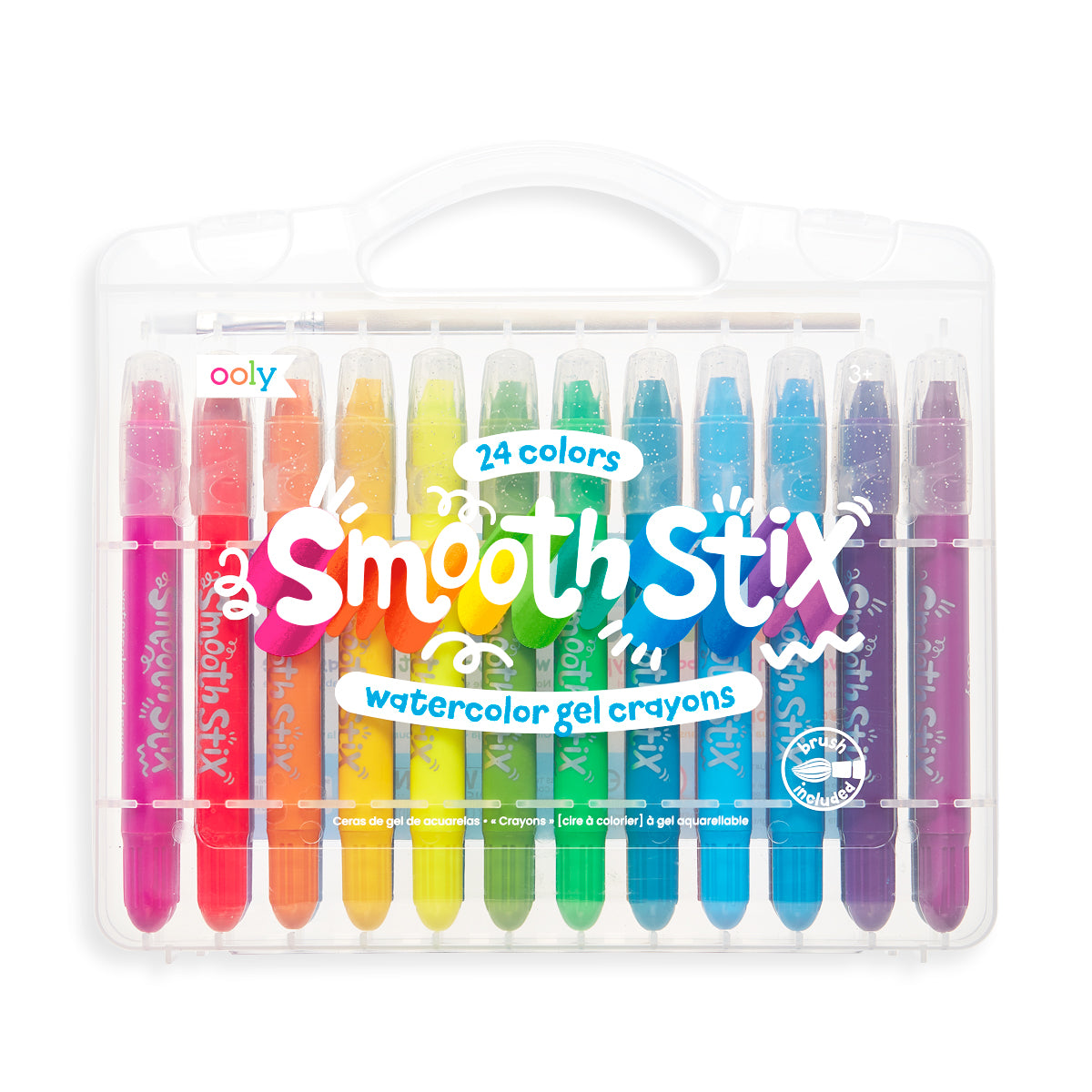 Smooth Stix Watercolour Gel Crayons - Set of 24