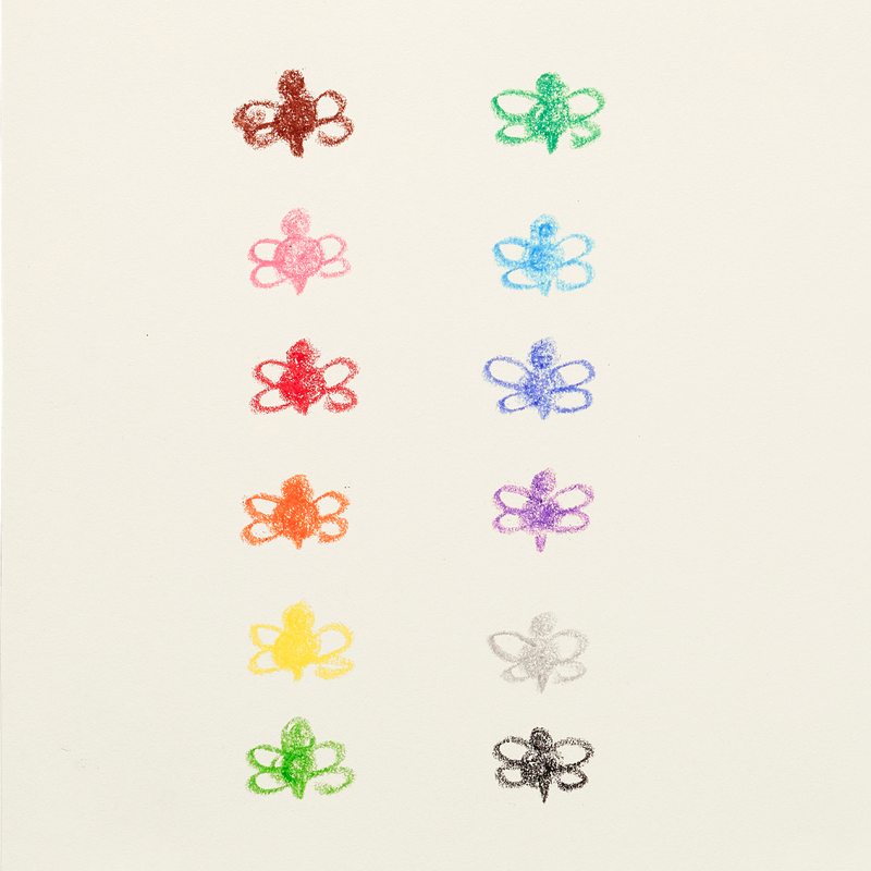 Brilliant Bee Crayons - Set of 12