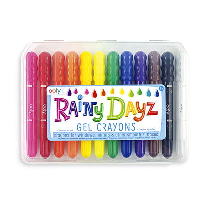 Rainy Dayz Window Gel Crayons- Set of 12