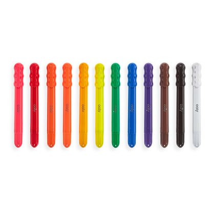 Rainy Dayz Gel Crayons - Set of 12