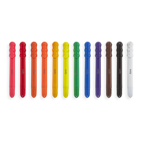 Rainy Dayz Window Gel Crayons- Set of 12