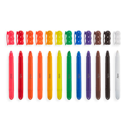 Rainy Dayz Window Gel Crayons- Set of 12