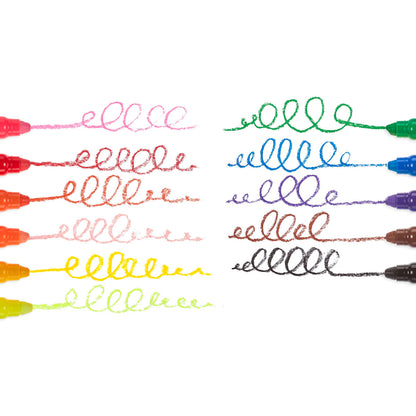Rainy Dayz Gel Crayons - Set of 12