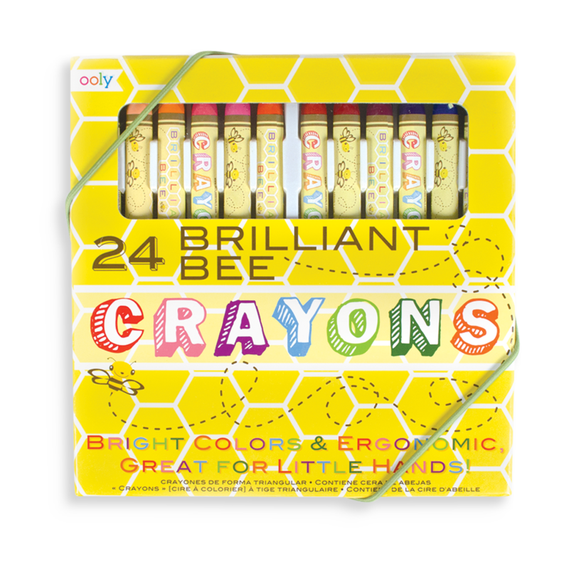 Brilliant Bee Crayons - Set of 24