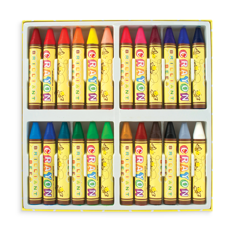 Brilliant Bee Crayons - Set of 24