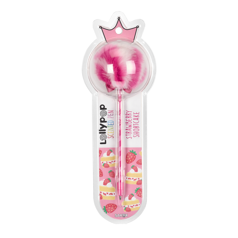 Sakox Scented LollyPop Pen - Strawberry Shortcake