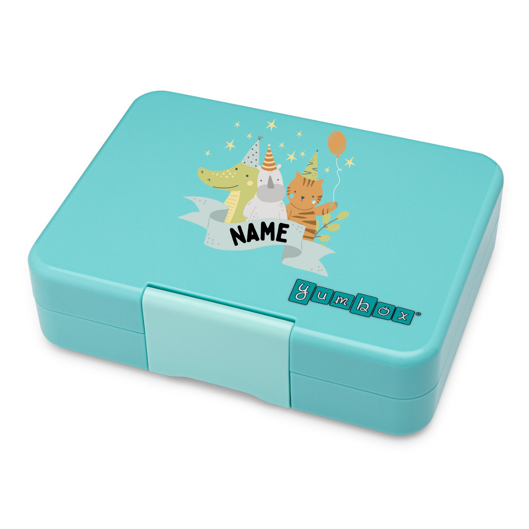 Yumbox Snack 3 Section - Misty Aqua