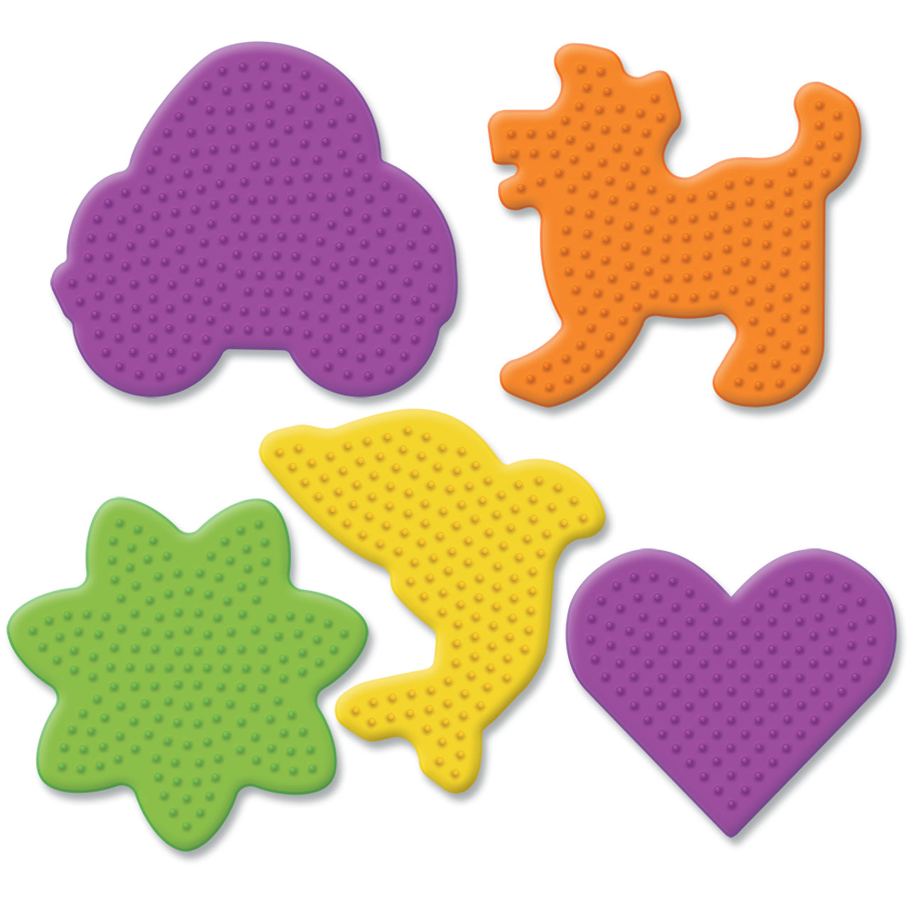 Small Fun Shaped CLASSIC Pegboards - 5 Ct