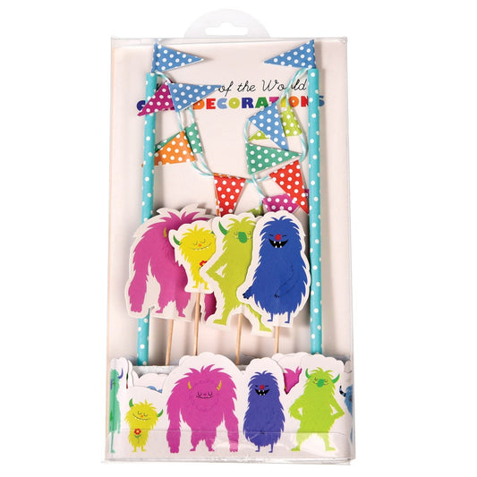 Monsters of the World Cake Bunting