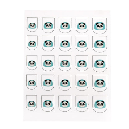 Miko The Panda Nail Sticker (Pack of 25)