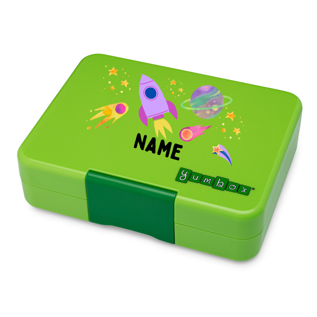 Yumbox Snack 3 Section - Lime Green