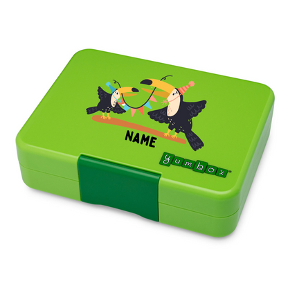 Yumbox Snack 3 Section - Lime Green