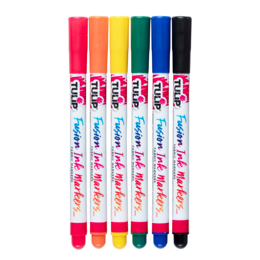 Tulip Rainbow Sublimation Fabric Markers - 6 Pack