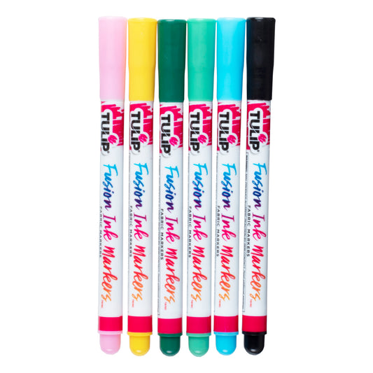 Tulip Tropical Sublimation Fabric Markers - 6 Pack
