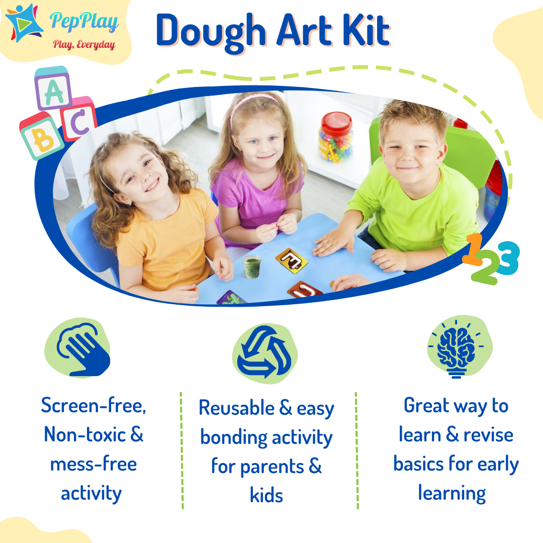 PepPlay Dough Art Kit - Numbers