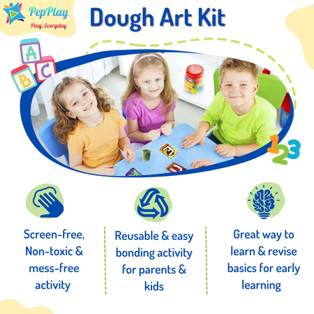 PepPlay Dough Art Kit - Numbers