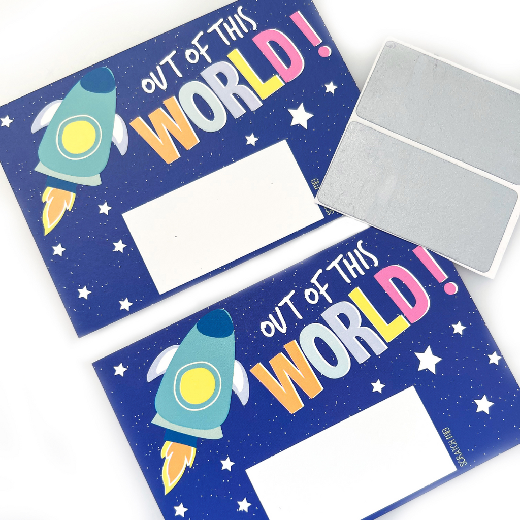 Scratch Off Notes - Out of this World