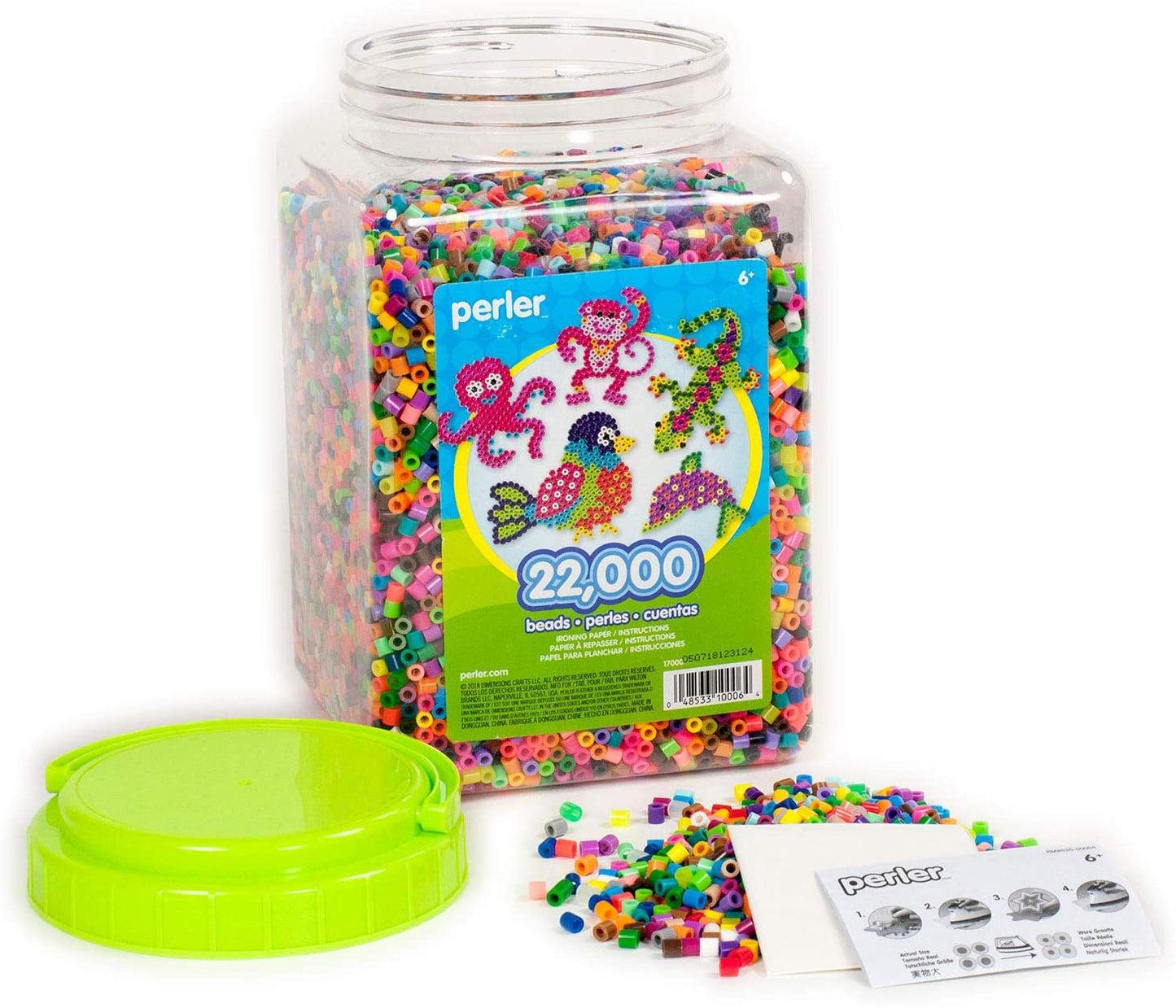 Perler Beads Bulk Assorted Multicolour Fuse Beads - 22,000 Multi-Mix