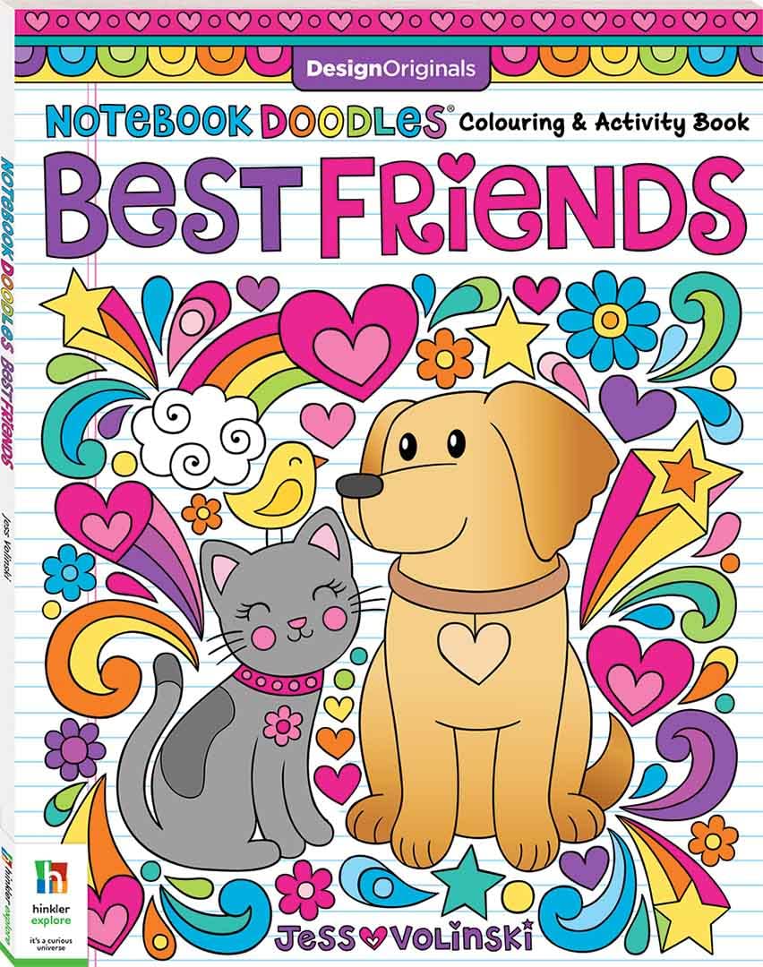 Design Originals Notebook Doodles: Best Friends
